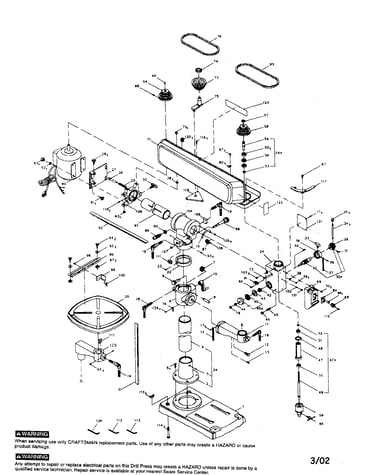 34" drill press