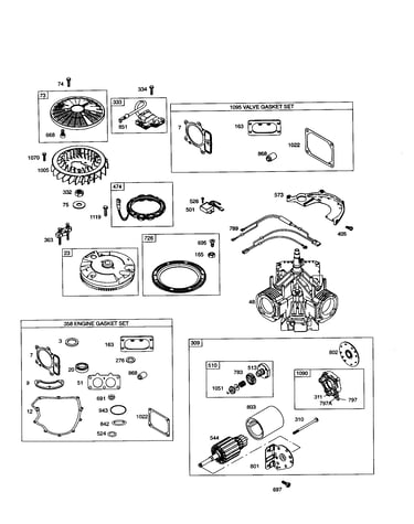 Motor-starter/short block