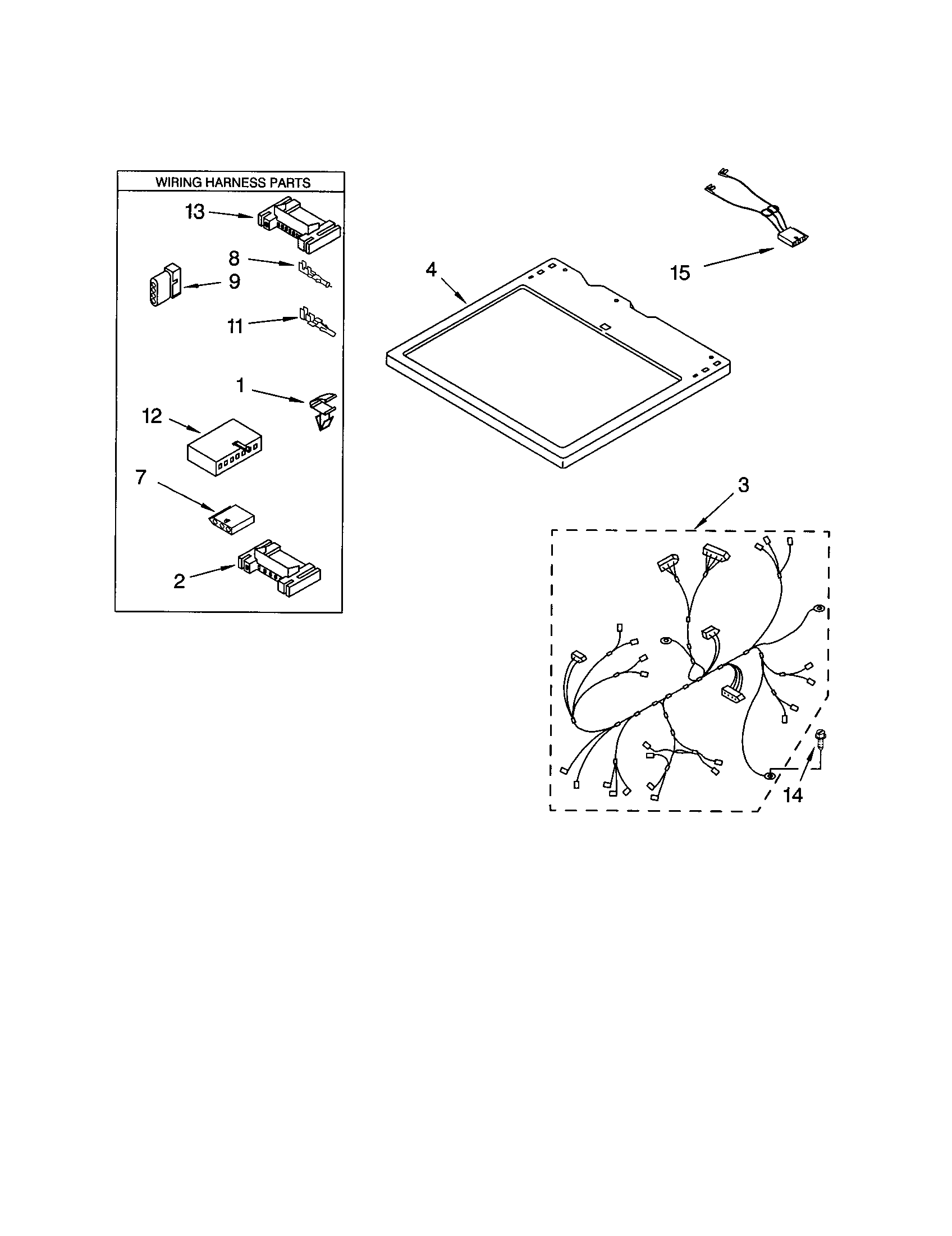Dryer top