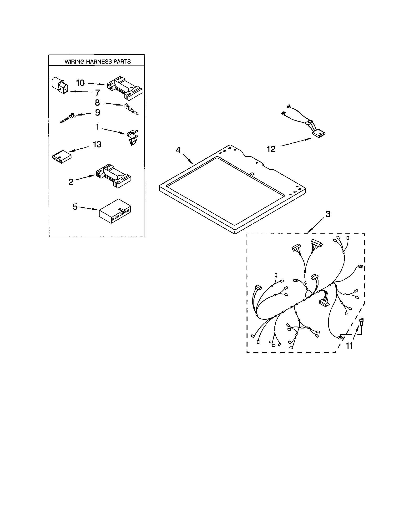 Dryer top