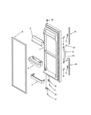 Refrigerator door
