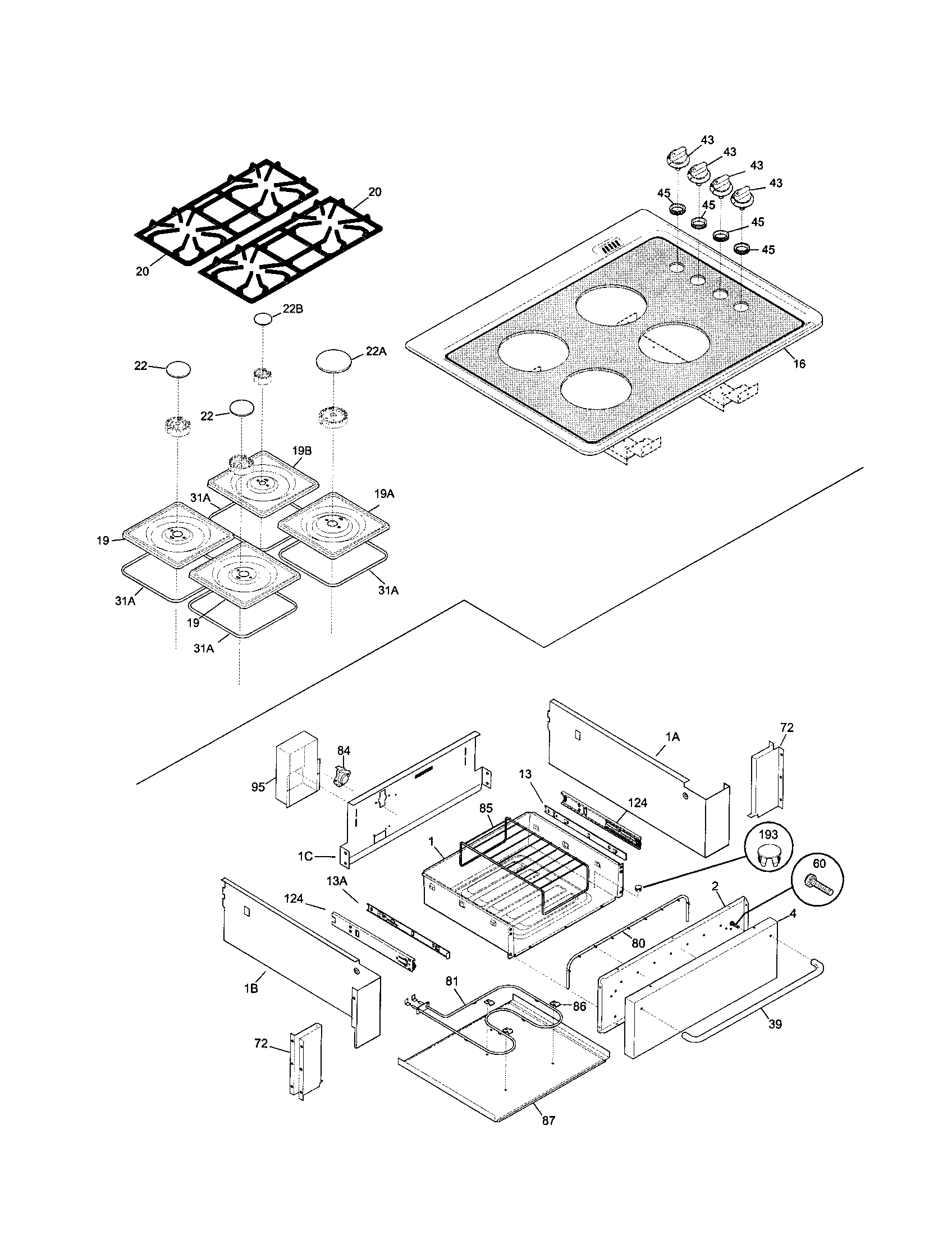 Top/drawer