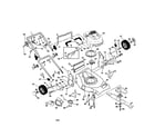Craftsman 917376510 engine/handle/housing diagram