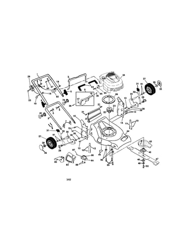 Engine/handle/housing