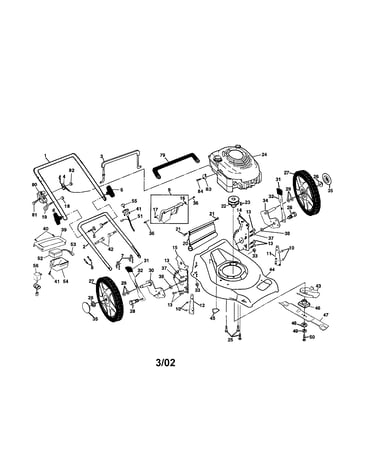 Engine/handle/housing