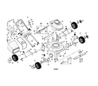 Craftsman 917388760 rotary mower diagram