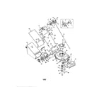 MTD 12A-449T402 drive/housing/handle diagram
