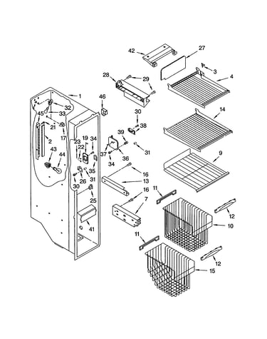 Freezer liner