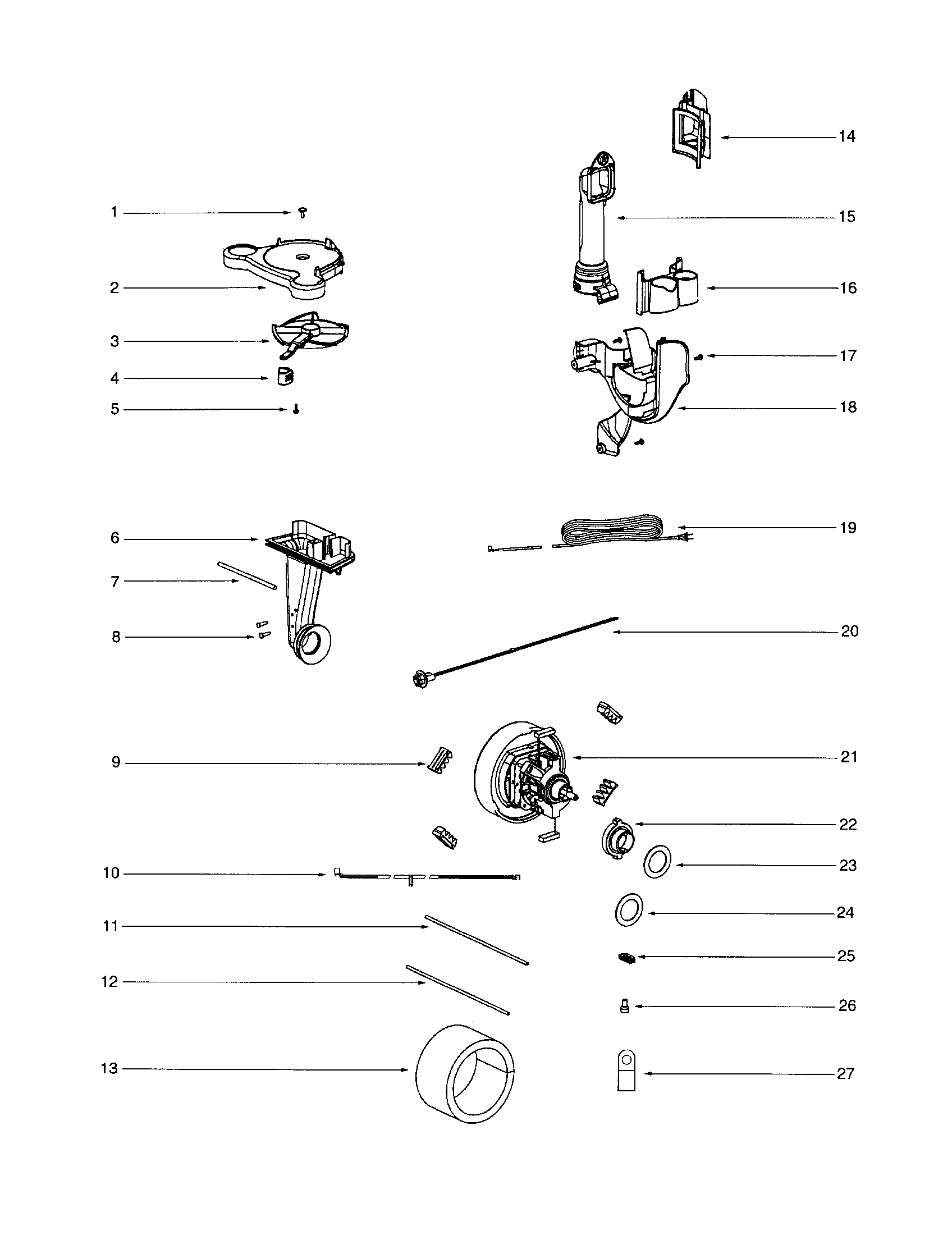 Motor/platform assembly