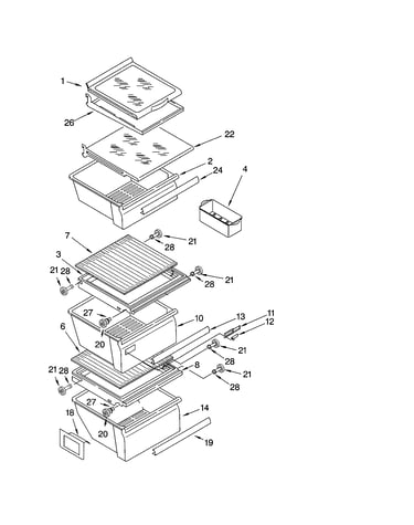 Refrigerator shelf