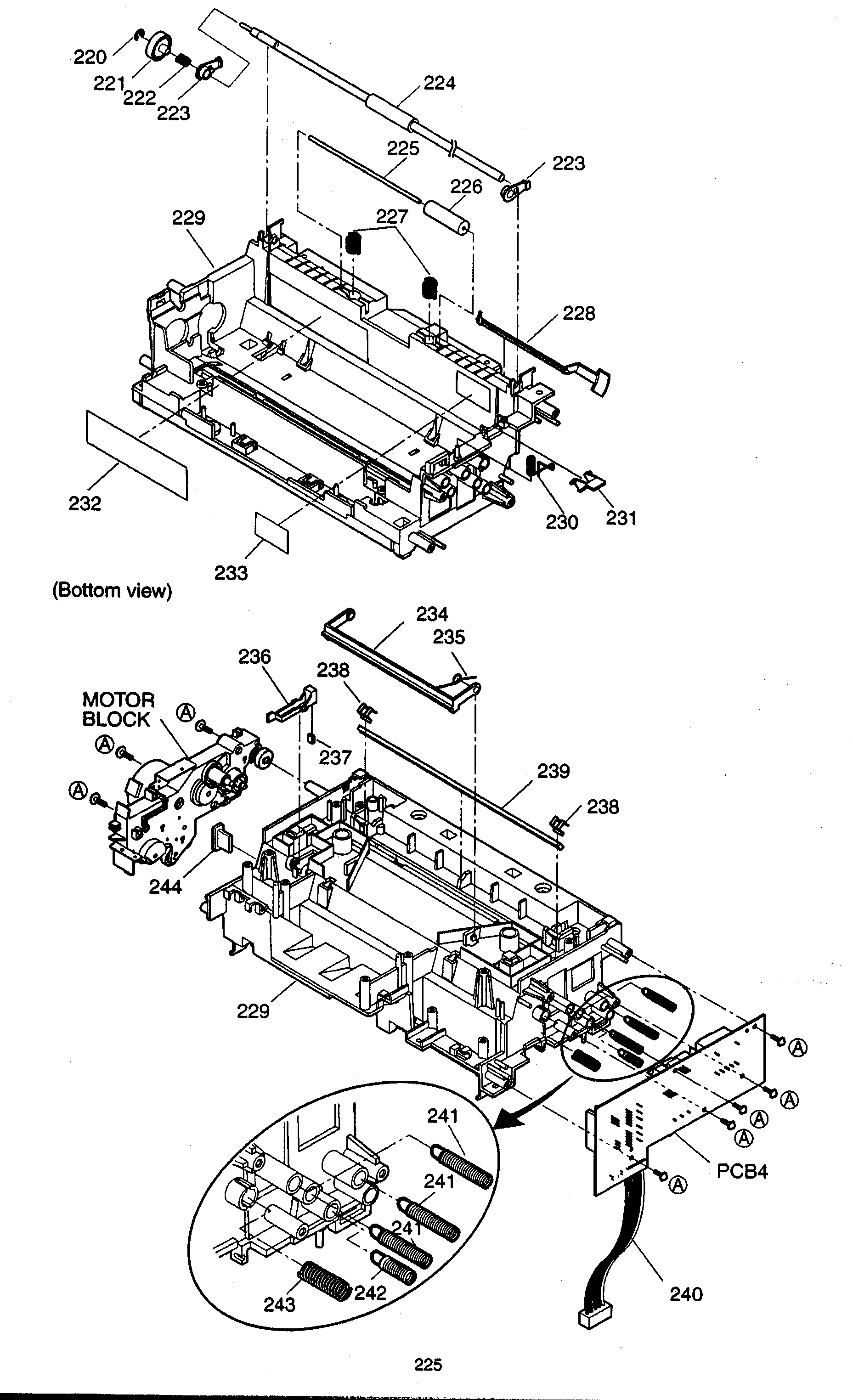 Main frame block