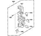 Goldstar MV-1555ST latch board parts diagram