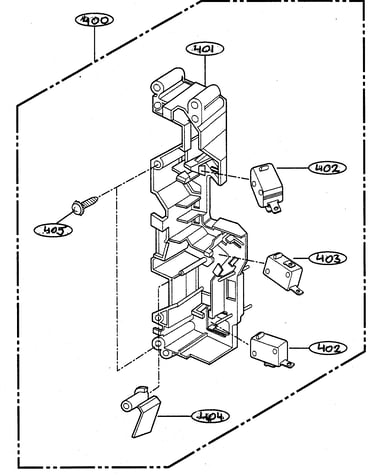 Latch board parts