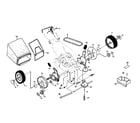 Craftsman 917377381 wheels/tires/bag diagram