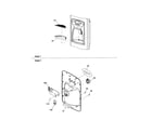 Amana DRS2663BB-PDRS2663BB0 facade diagram