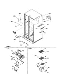 Fz. shelving, filter/evap fan motor