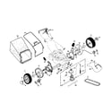 Craftsman 917378441 wheels/tires/bag diagram