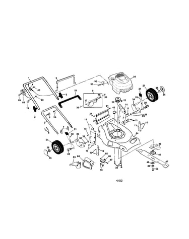 Engine/handle/housing