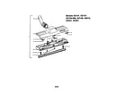 Hoover S2139-080 standard rug/floor nozzle diagram