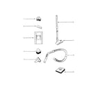 Eureka 972A hose/attachments diagram