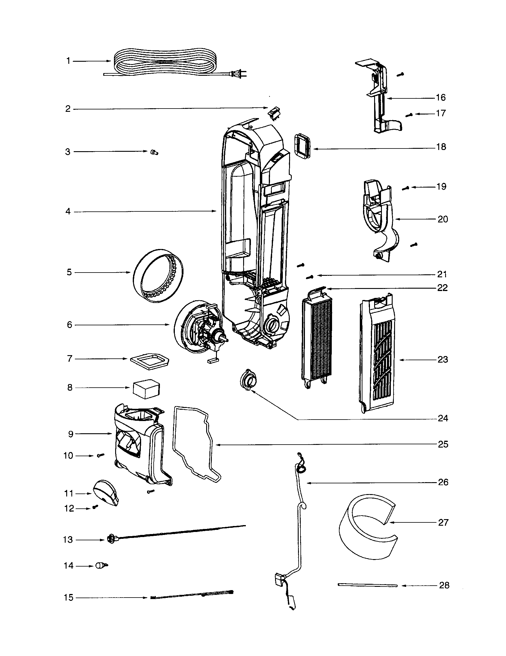 Motor/housing