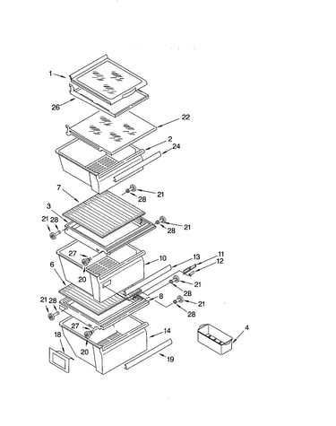 Refrigerator shelf
