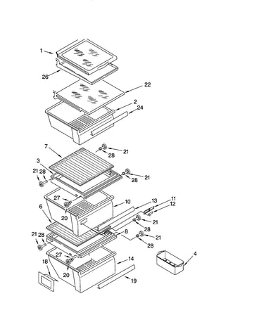 Refrigerator shelf