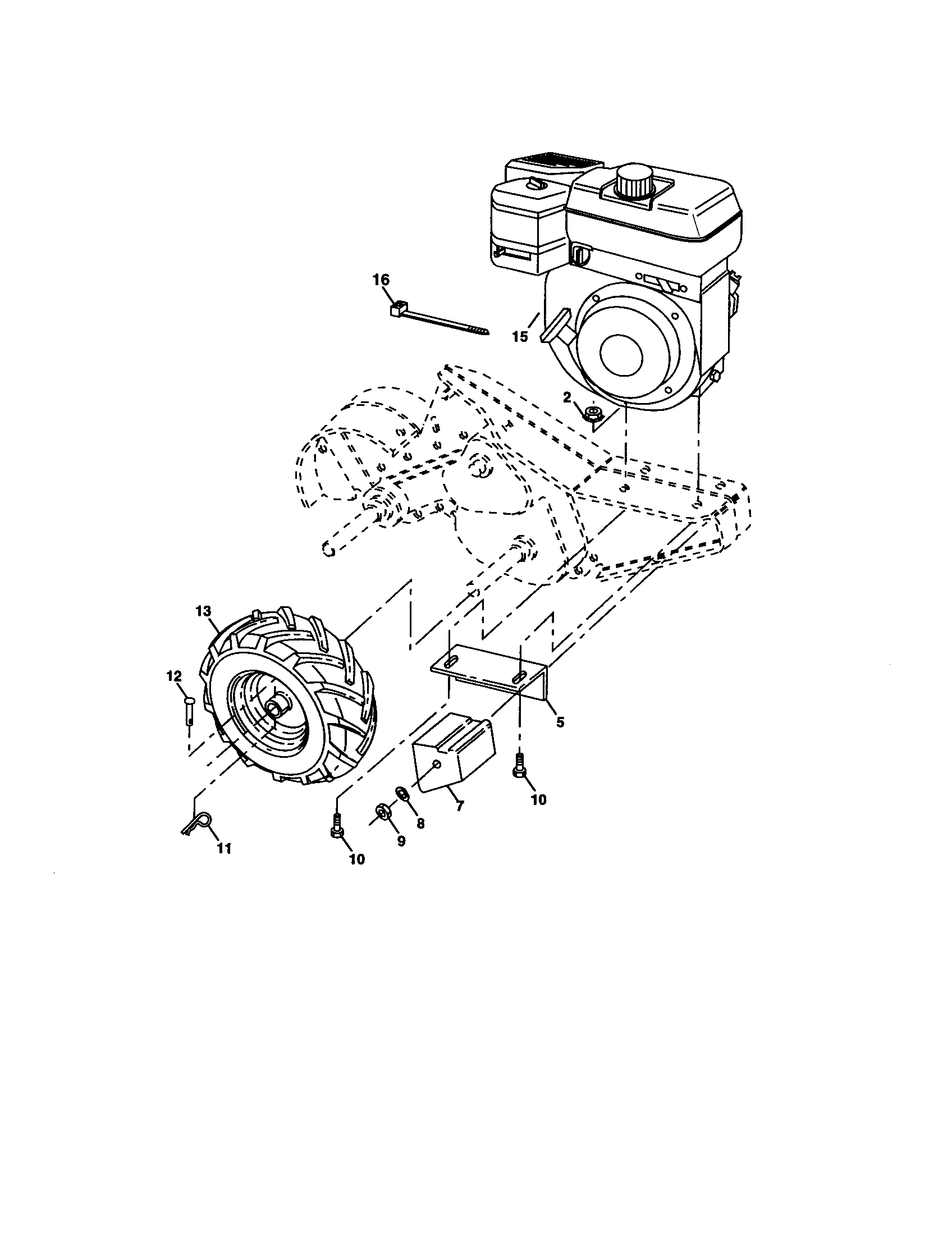 Main frame, right side