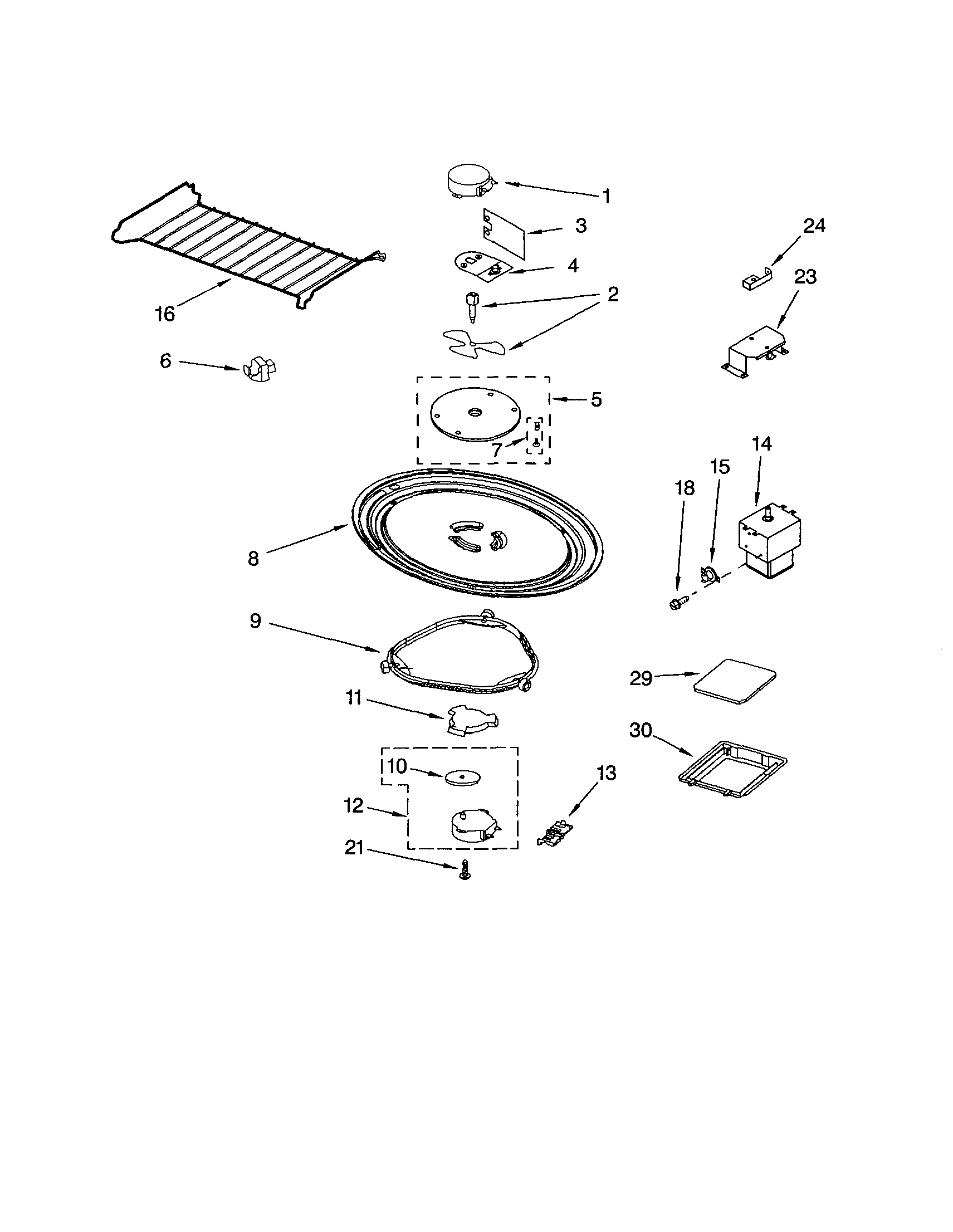 MAGNETRON AND TURNTABLE