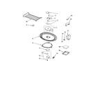 Kenmore Elite 66561682101 magnetron and turntable diagram