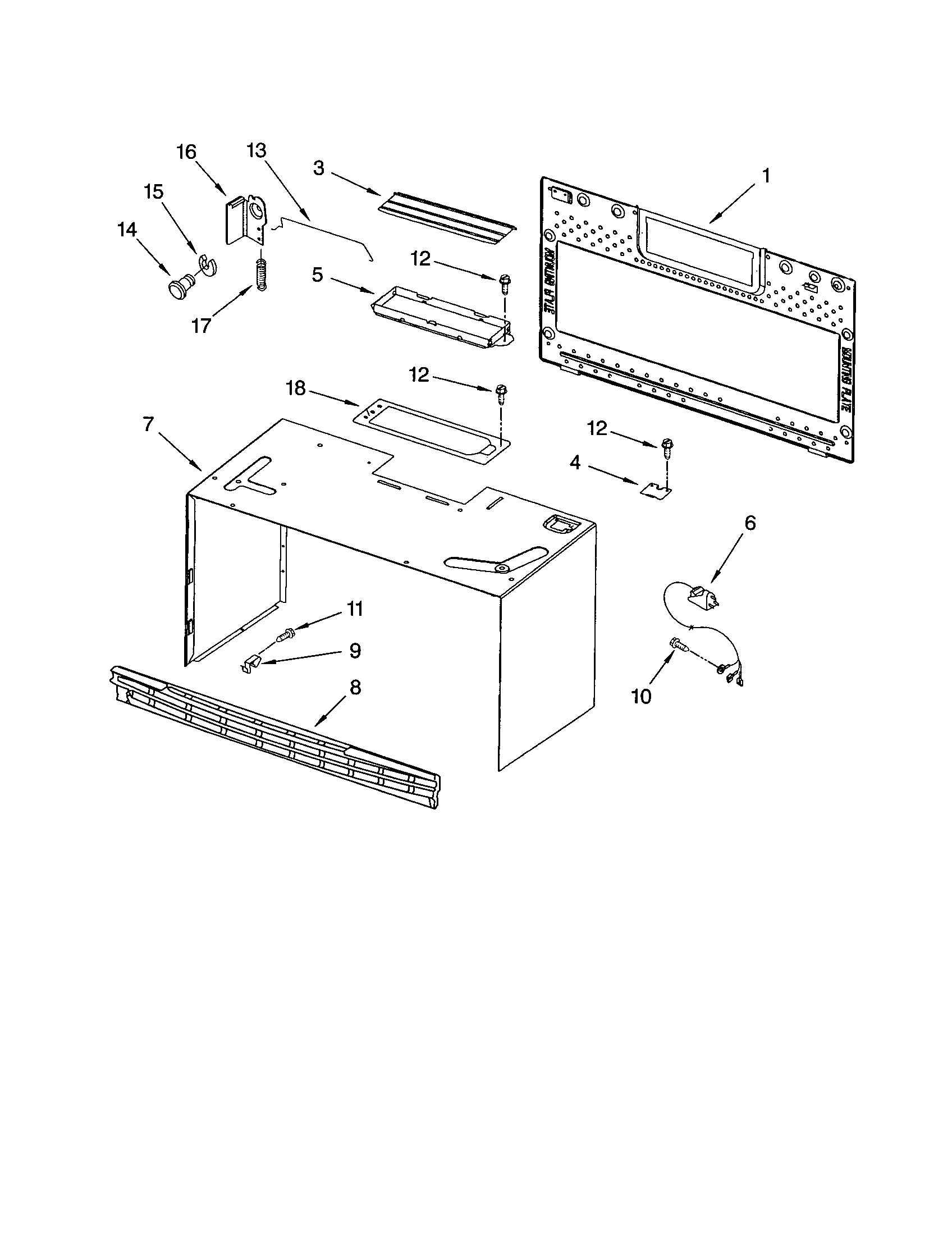 Cabinet and installation