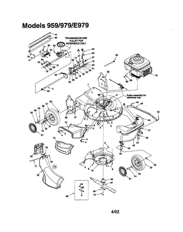 Engine/deck-21"/wheel