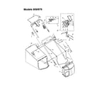 MTD E970-E979 upper control housing/handle/bag diagram