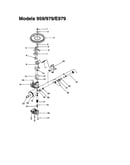 Gear/pulley/upper housing