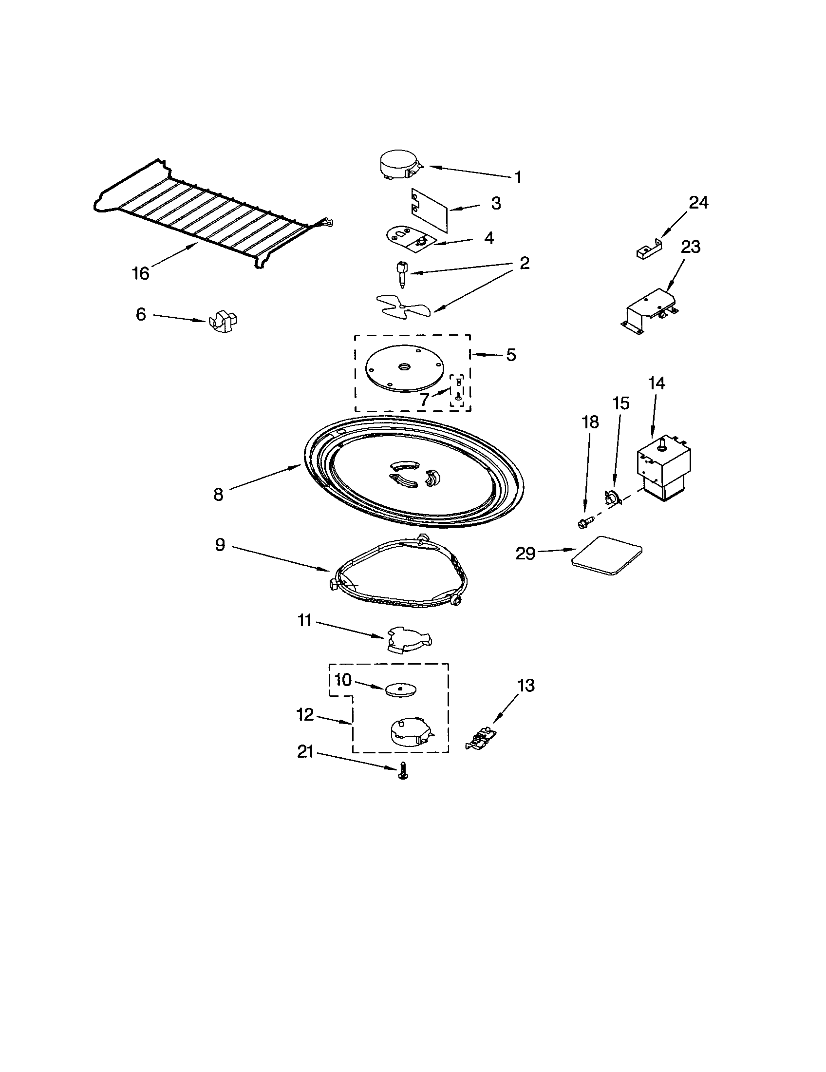 Magnetron and turntable