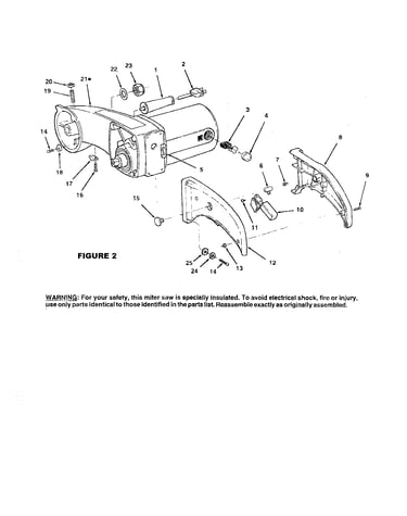 Arm and motor assembly