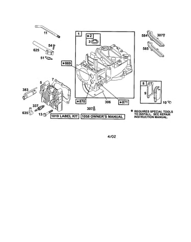Cylinder/intake - manifold