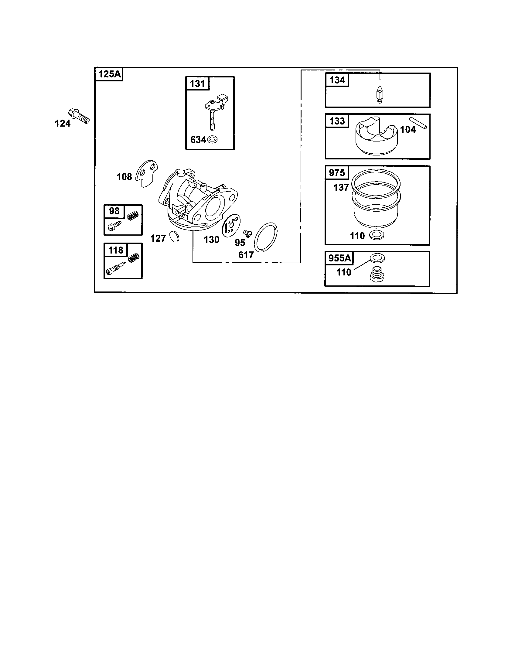 CARBURETOR/VALVE KIT (II)