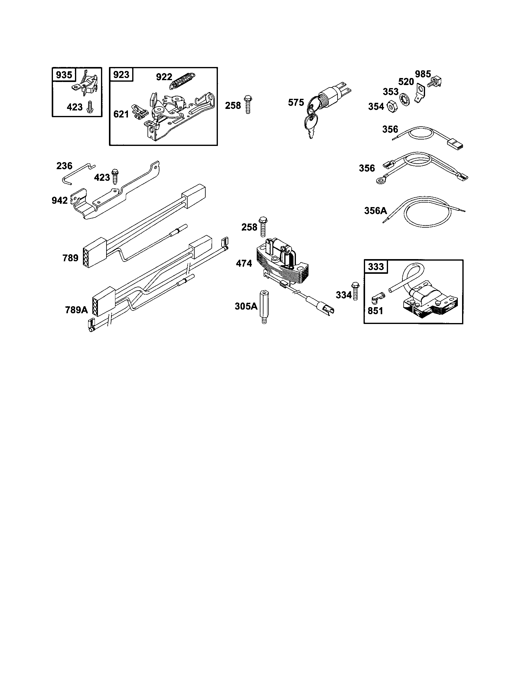 Brake/armature-magneto