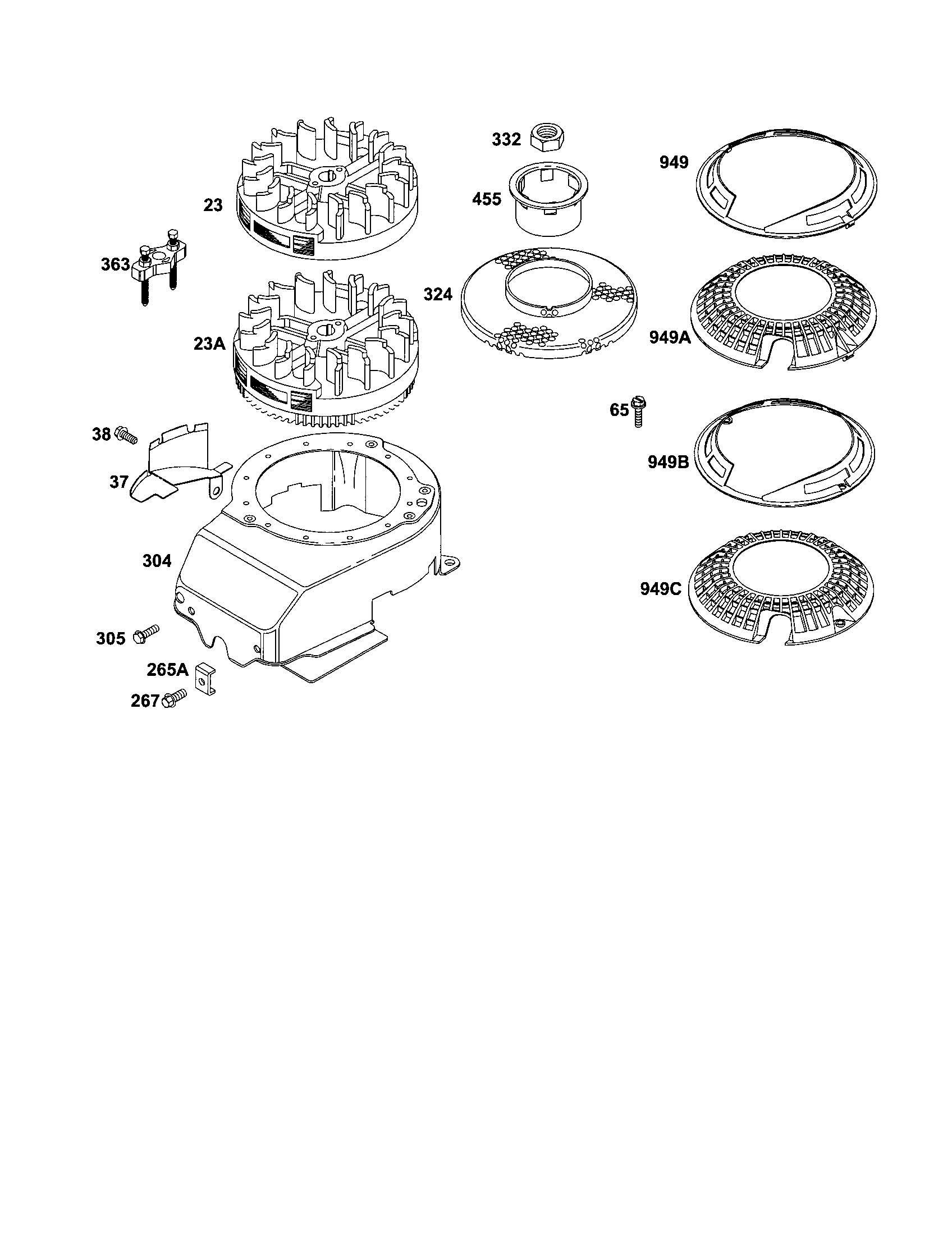 FLYWHEEL/GUARD-FINGER