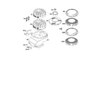 Briggs & Stratton 121700 TO 121799 (0416,0418,0419) flywheel/guard-finger diagram