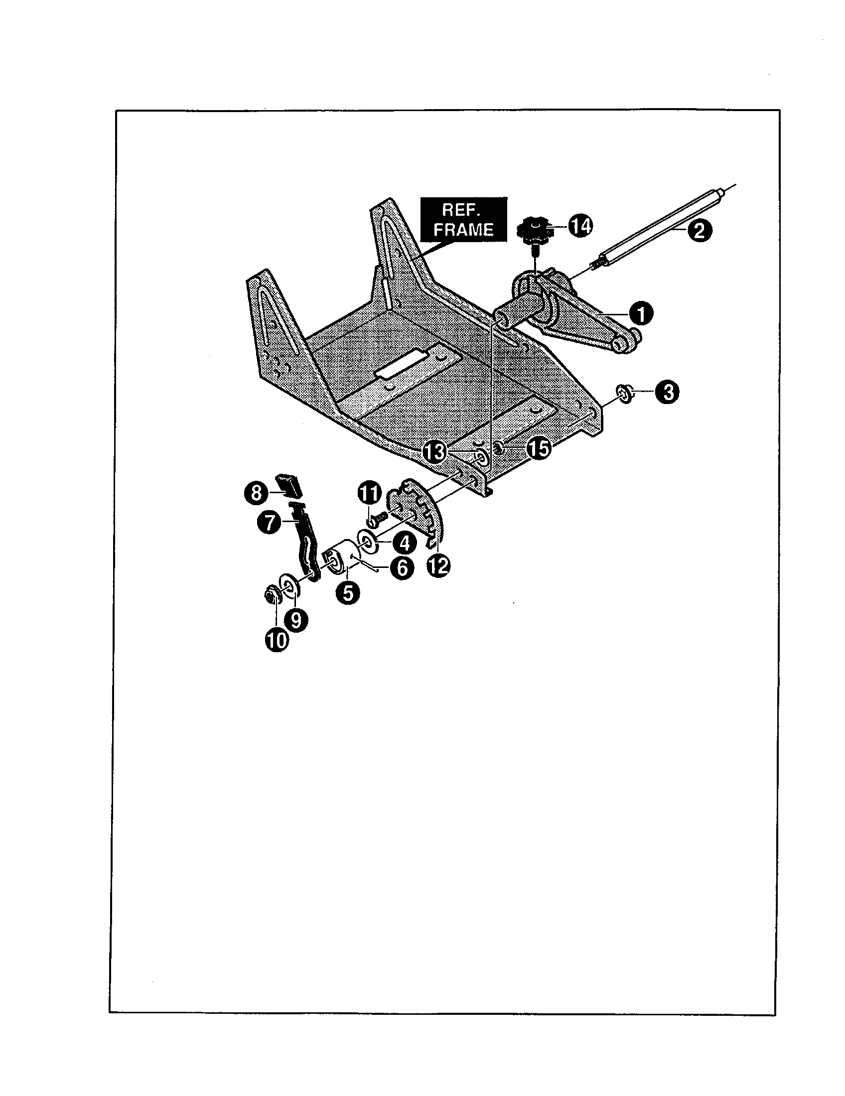 Height adjustment lever assembly