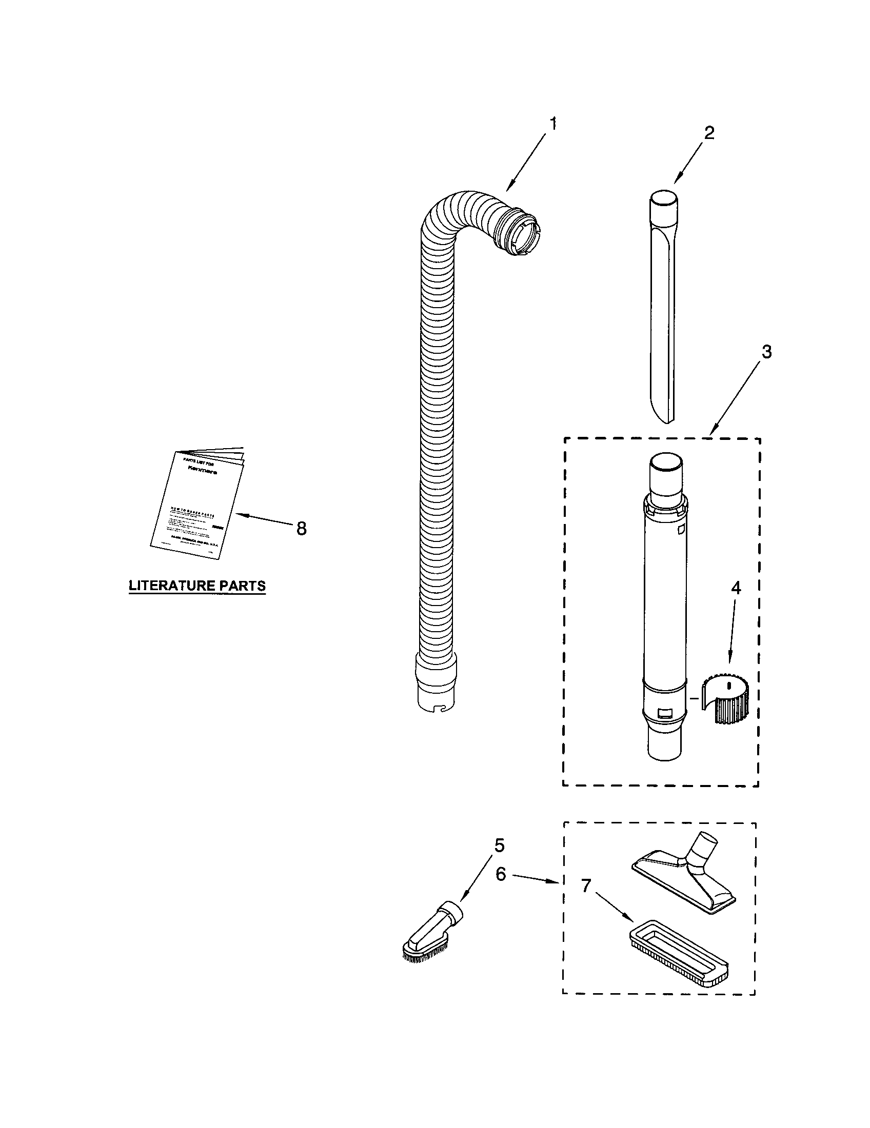 Hose and attachment