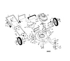 Craftsman 917378451 engine/handle/housing diagram