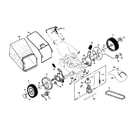 Craftsman 917378451 wheels/tires/bag diagram
