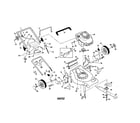 Craftsman 917378461 engine/handle/housing diagram