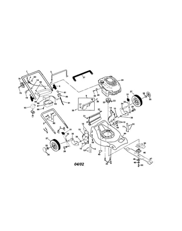 Engine/handle/housing