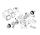 Craftsman 917378461 wheels/tires/bag diagram
