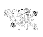 Craftsman 917378781 engine/handle/housing diagram