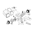 Craftsman 917378781 wheels/tires/bag diagram